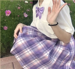 厂家来图加工定制日系学生百褶裙JK裙